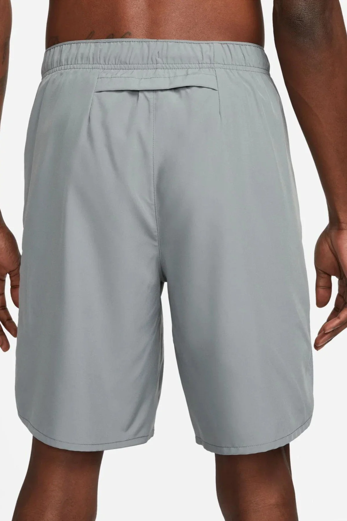 Nike Challenger Mens Running Shorts 9 İnç Reflektörlü Erkek Koşu Antreman Şortu Gri