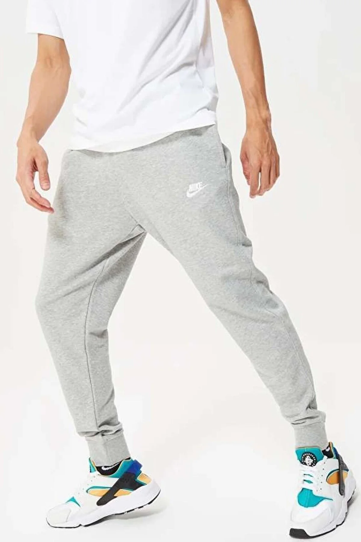 Nike Club French Terry Fleece Jogger Fit Pant Erkek Pamuklu Eşofman Altı Gri Nike Club French Terry Fleece Jogger Fit Pant Erkek Pamuklu Eşofman Altı Gri