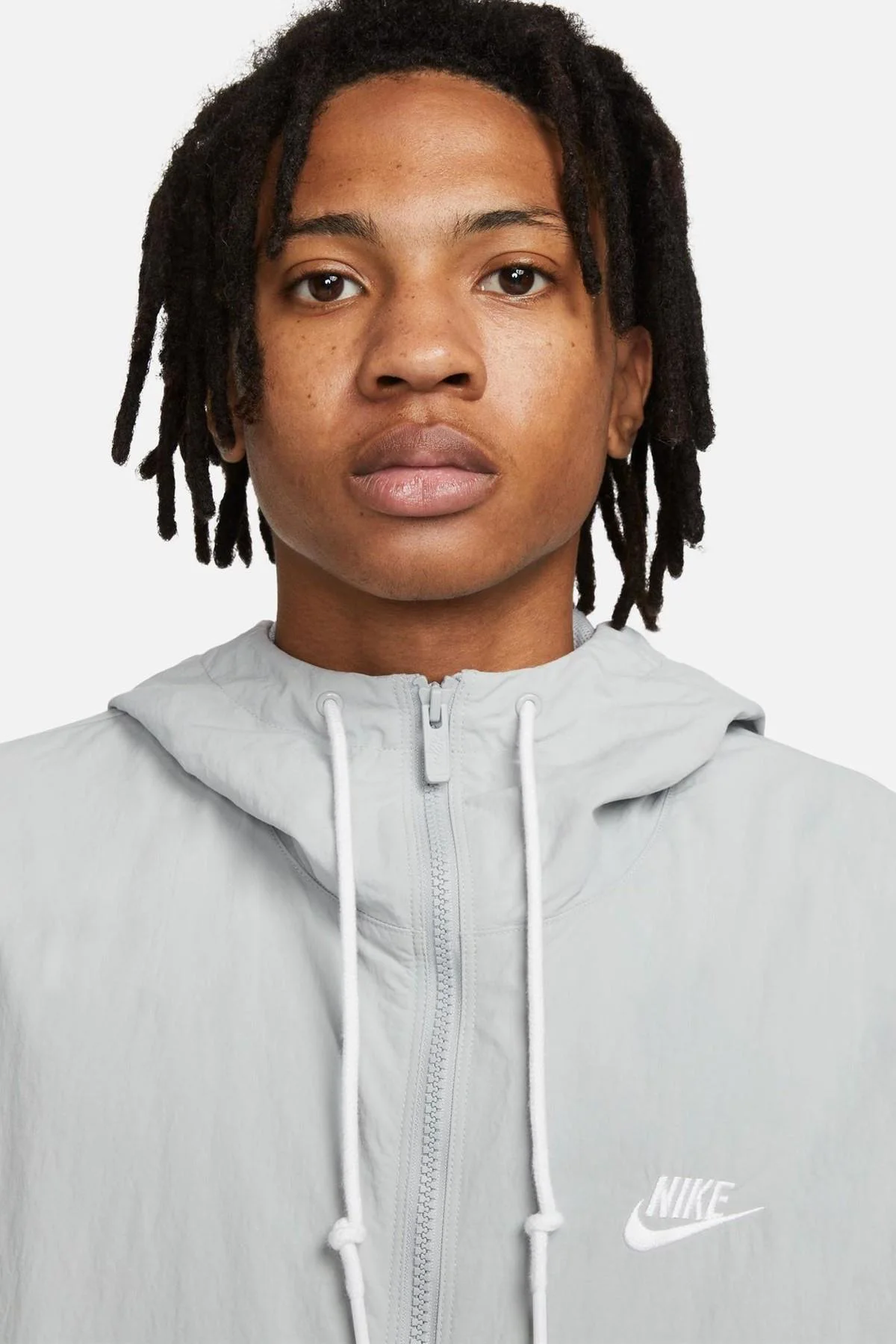 Nike Club Woven Men's Full Zip Jacket Erkek Dokuma Spor Ceket Gri