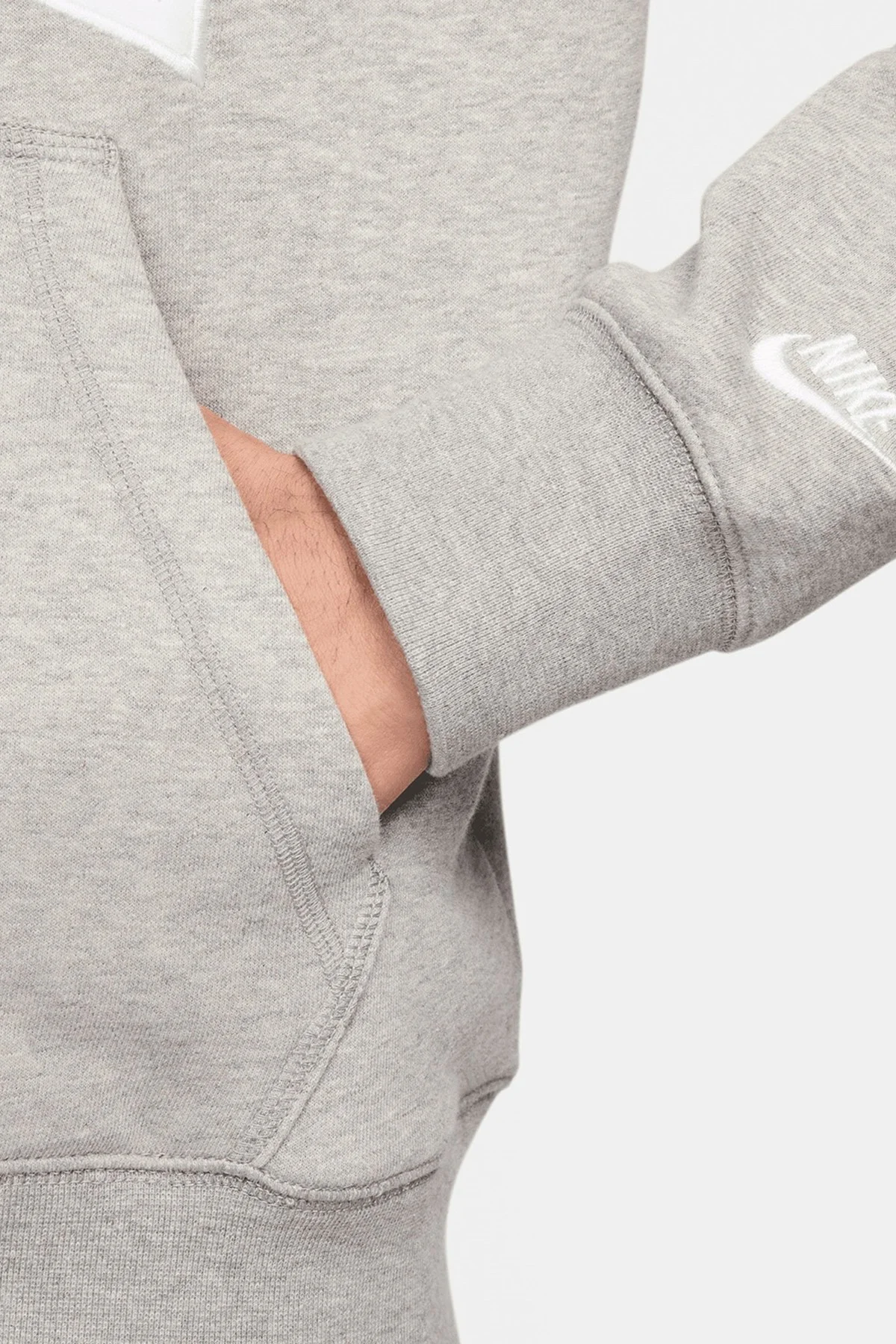 Nike Clup Fleece Long-Sleeve Fleece Polo Mens Sweatshirt Erkek Pamuklu Polo Yaka Sweatshirt Gri Fiyatı, Yorumları ve Özellikleri