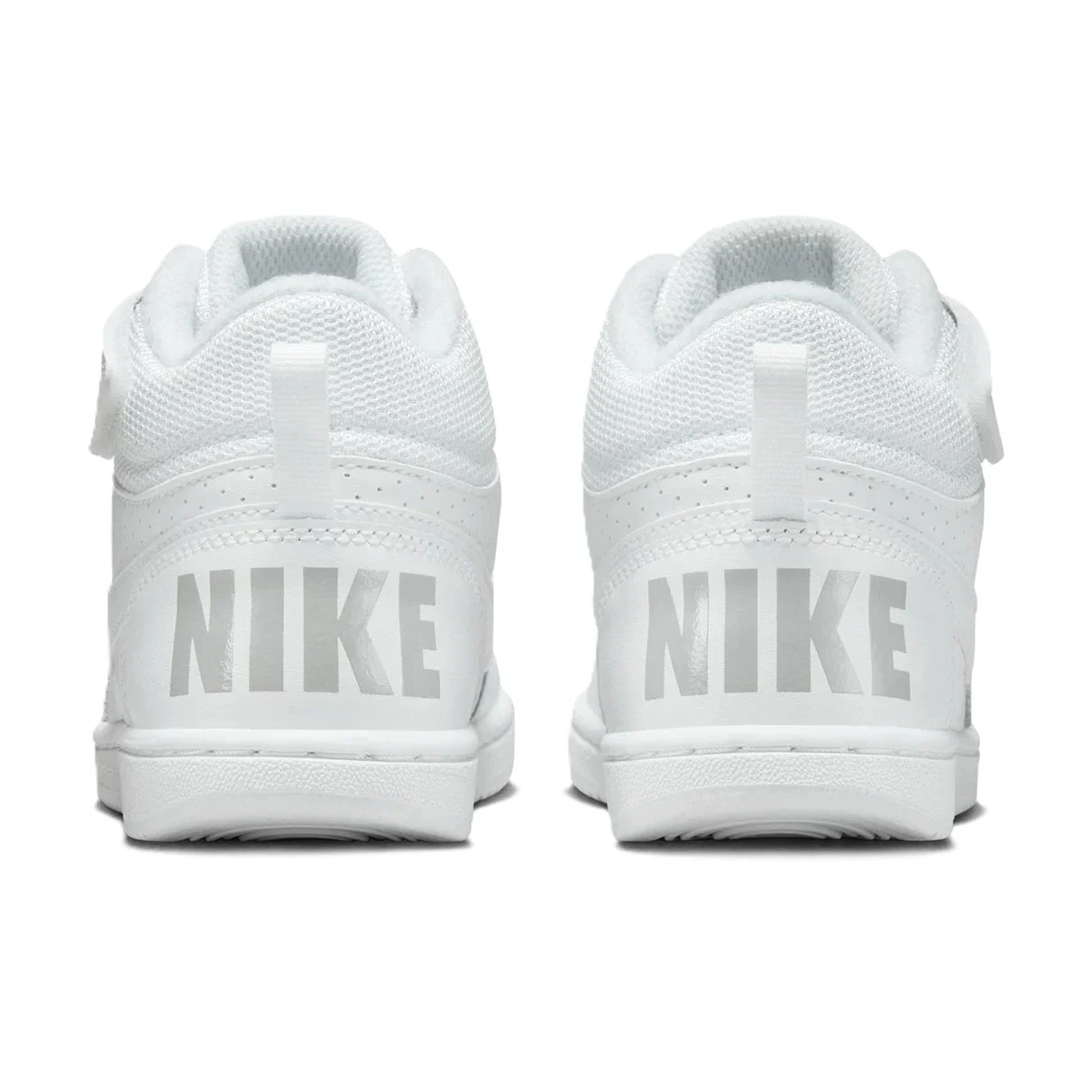 Nike Court Borough Mid  Leather Sneaker Hakiki Deri Bilekli  Lastik ipli Bantlı Unisex Spor Ayakkabı Beyaz