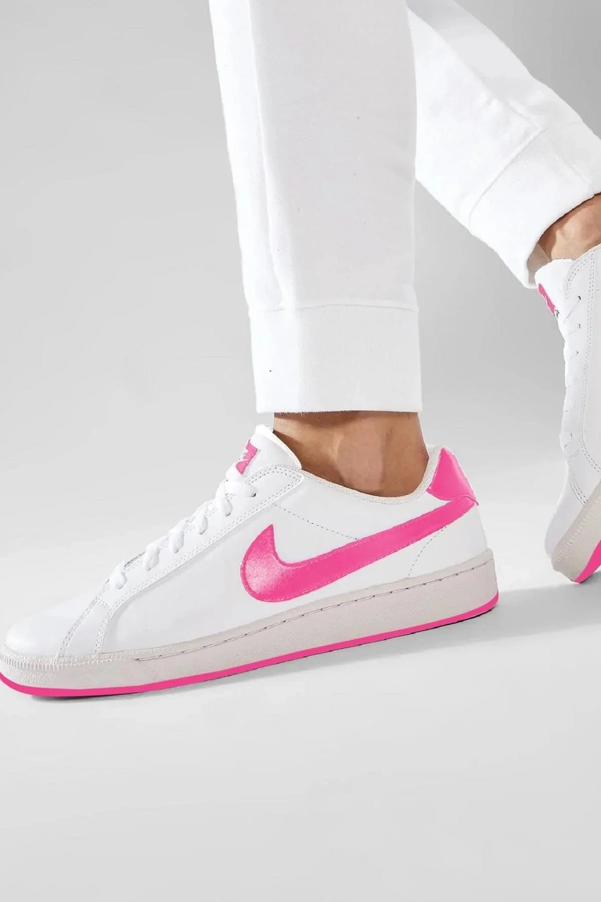 Nike Court Vintage Majestic Leather Sneaker Hakiki Deri Günlük Spor Ayakkabı Beyaz Pembe Nike Court Vintage Majestic Leather Sneaker Hakiki Deri Günlük Spor Ayakkabı Beyaz Pembe Fiyatı, Yorumları ve Özellikleri