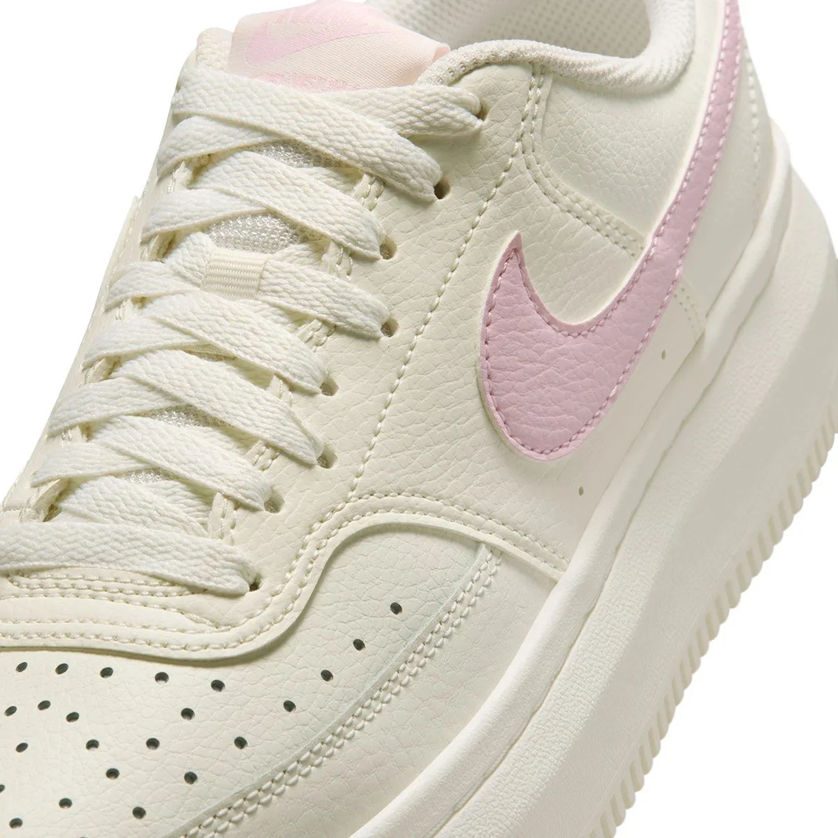 Nike Court Vision Alta Leather White Sneaker Hakiki Deri Kadın Günlük Spor Ayakkabı Beyaz Pembe Nike Court Vision Alta Leather White Sneaker Hakiki Deri Kadın Günlük Spor Ayakkabı Beyaz Pembe
