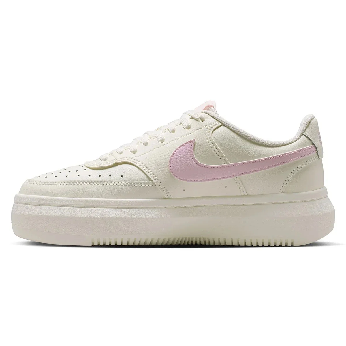 Nike Court Vision Alta Leather White Sneaker Hakiki Deri Kadın Günlük Spor Ayakkabı Beyaz Pembe Nike Court Vision Alta Leather White Sneaker Hakiki Deri Kadın Günlük Spor Ayakkabı Beyaz Pembe