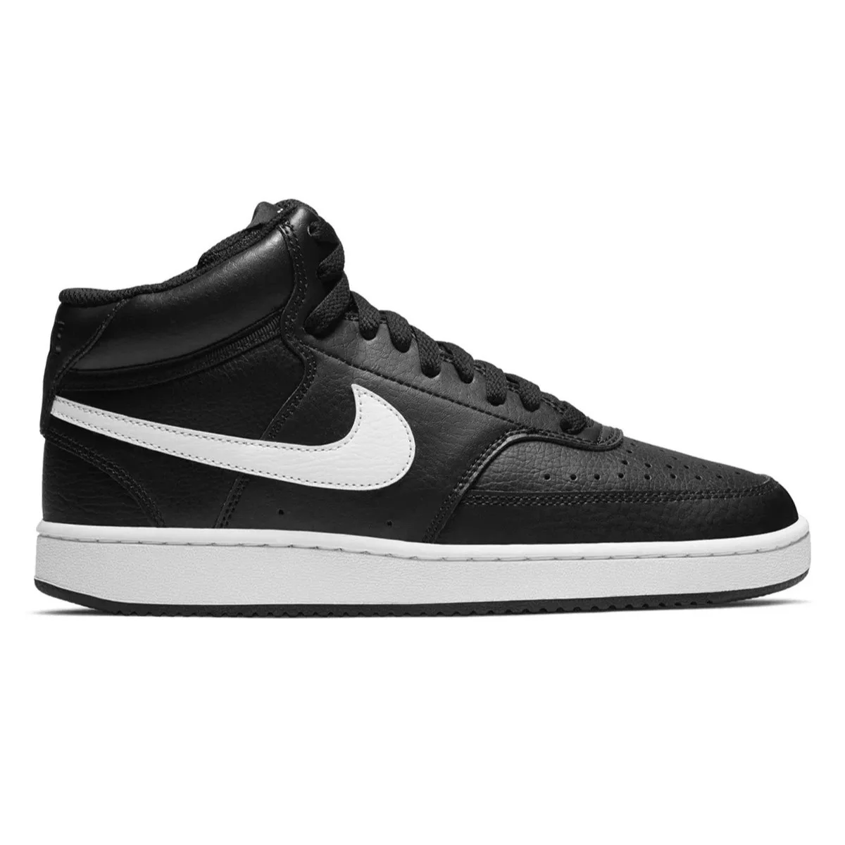 Nike Court Vision Mid Leather Womens Sneaker Hakiki Deri Kadın Günlük Spor Ayakkabı Siyah Fiyatı, Yorumları ve Özellikleri