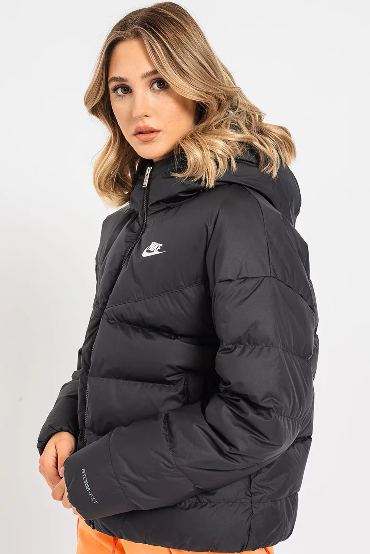 Nike Down Fill Storm Fit Loose Fit Womens Winter Jacket Black Loose Fit Kapişonlu Kaz Tüyü Kadın Şişme Mont Siyah Nike Down Fill Storm Fit Loose Fit Womens Winter Jacket Black Loose Fit Kapişonlu Kaz Tüyü Kadın Şişme Mont Siyah