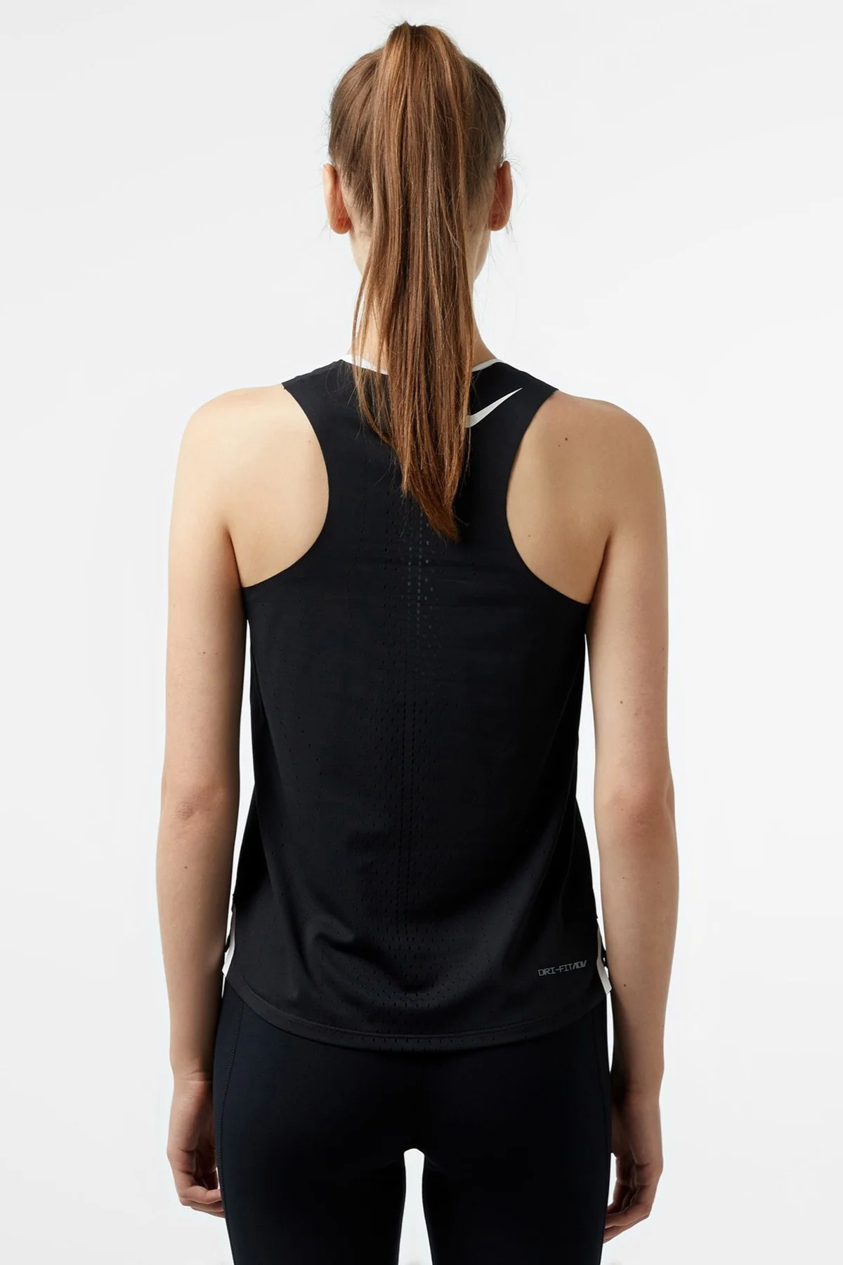 Nike Dri Fit ADV Aeroswift Singlet Womens Tank Kadın Reflektörlü Koşu Antreman Atleti Siyah Fiyatı, Yorumları ve Özellikleri