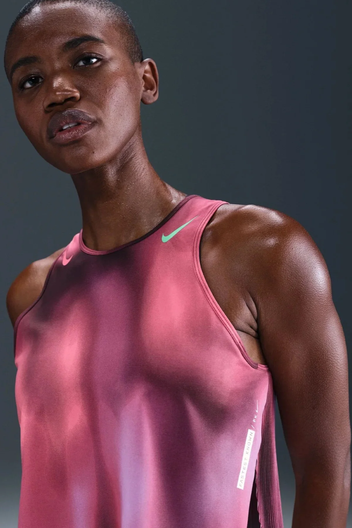 Nike Dri Fit Aeroswift Faith Kipyegon ADV Crop Tank Kadın Crop Koşu Atleti Mor Fiyatı, Yorumları ve Özellikleri