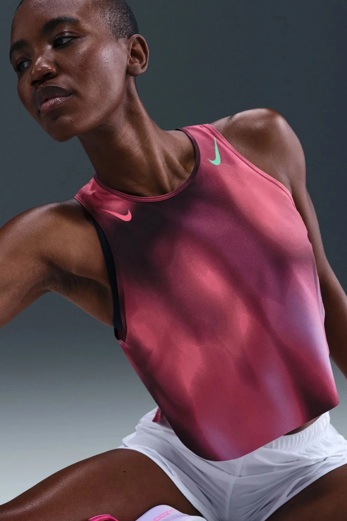 Nike Dri Fit Aeroswift Faith Kipyegon ADV Crop Tank Kadın Crop Koşu Atleti Mor Fiyatı, Yorumları ve Özellikleri