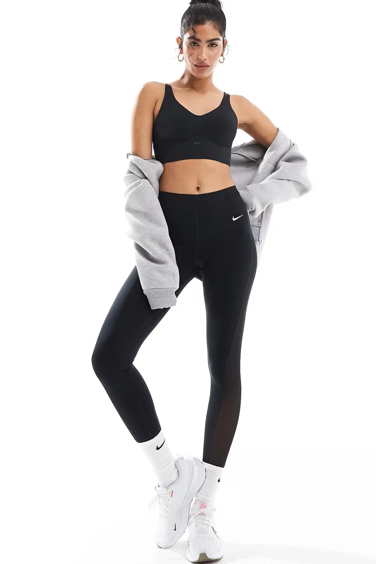 Nike Dri-Fit Alate Medium Support Long Design Long Pad Convertible Training Womens Bra Pedli Kadın Spor Bra Siyah Fiyatı, Yorumları ve Özellikleri
