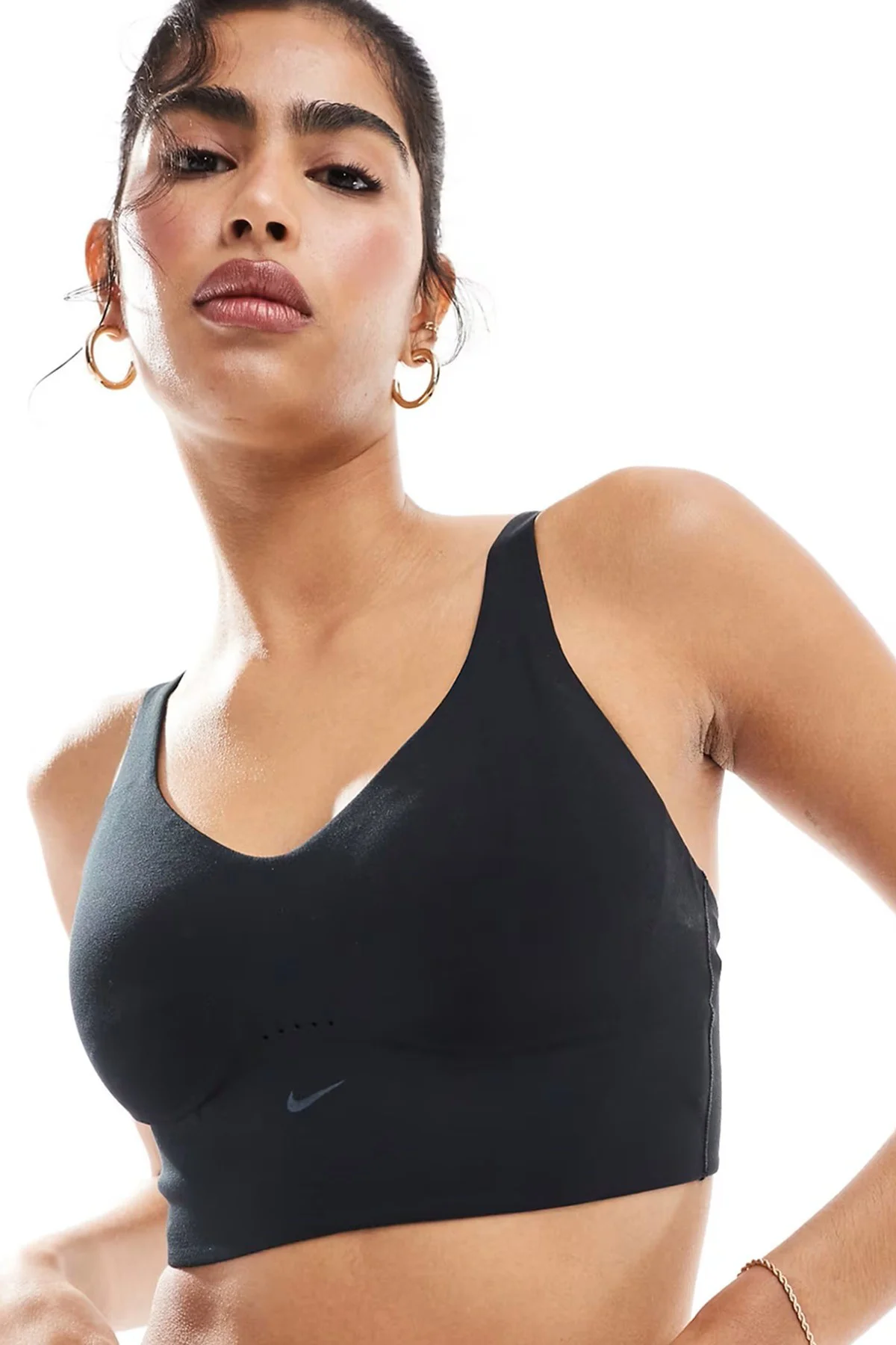 Nike Dri-Fit Alate Medium Support Long Design Long Pad Convertible Training Womens Bra Pedli Kadın Spor Bra Siyah Fiyatı, Yorumları ve Özellikleri
