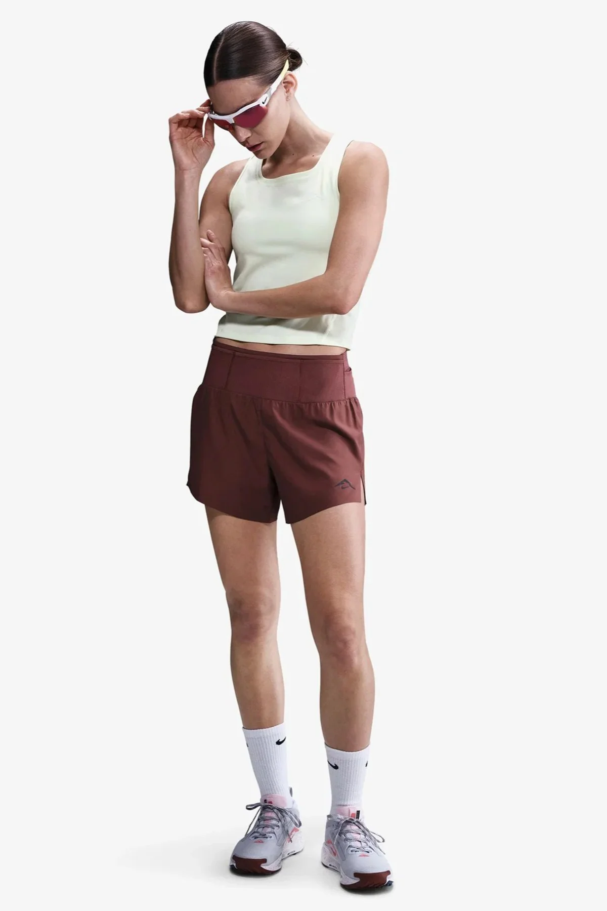Nike Dri-Fit Brief-Lined Trail Running Short Fermuar Cepli Reflektörlü Slip Astarlı Kadın Koşu Şortu Kahverengi Nike Dri-Fit Brief-Lined Trail Running Short Fermuar Cepli Reflektörlü Slip Astarlı Kadın Koşu Şortu Kahverengi