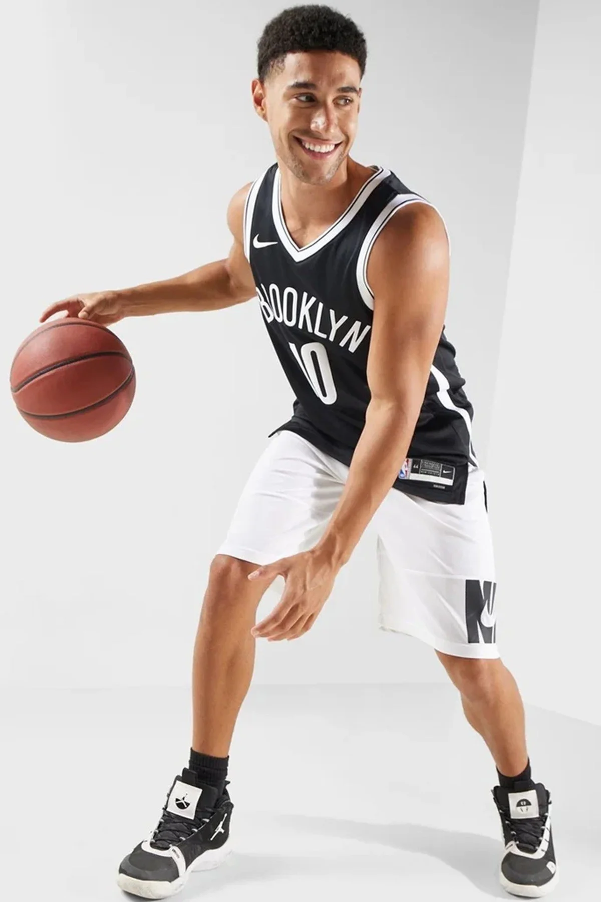 Nike Dri Fit Brooklyn Nets NBA Basketball Jersey SIMMONS Erkek Basketbol Forması Siyah
