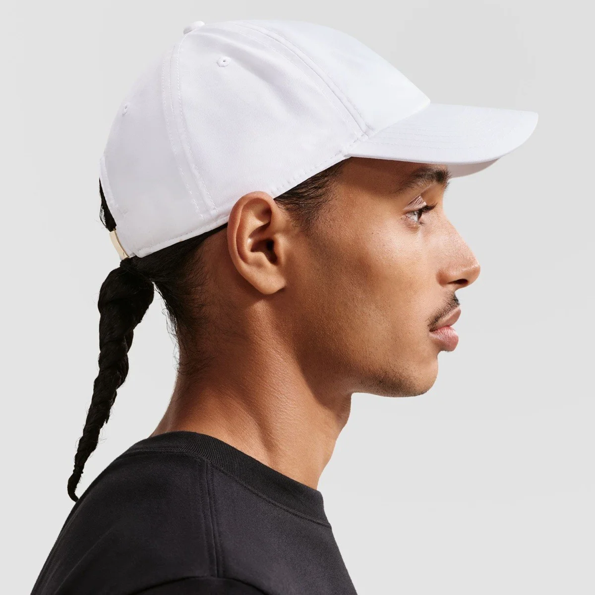 Nike Dri-Fit Club Cap Gold Swoosh Ayarlanabilir Unisex Şapka Beyaz