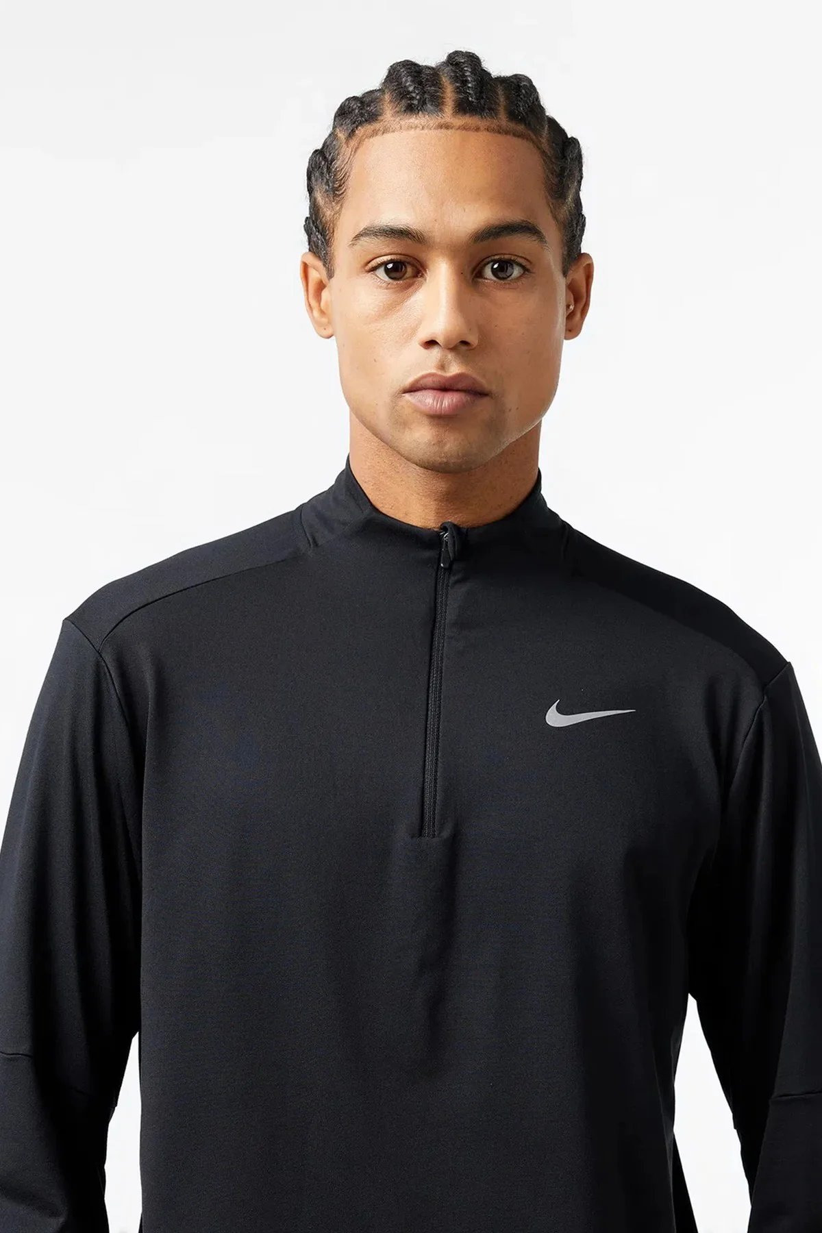 Nike Dri Fit  Element 1/2-zip Running Top Men's Sweatshirt Erkek Reflektörlü Koşu Sweastshirt Siyah Fiyatı, Yorumları ve Özellikleri