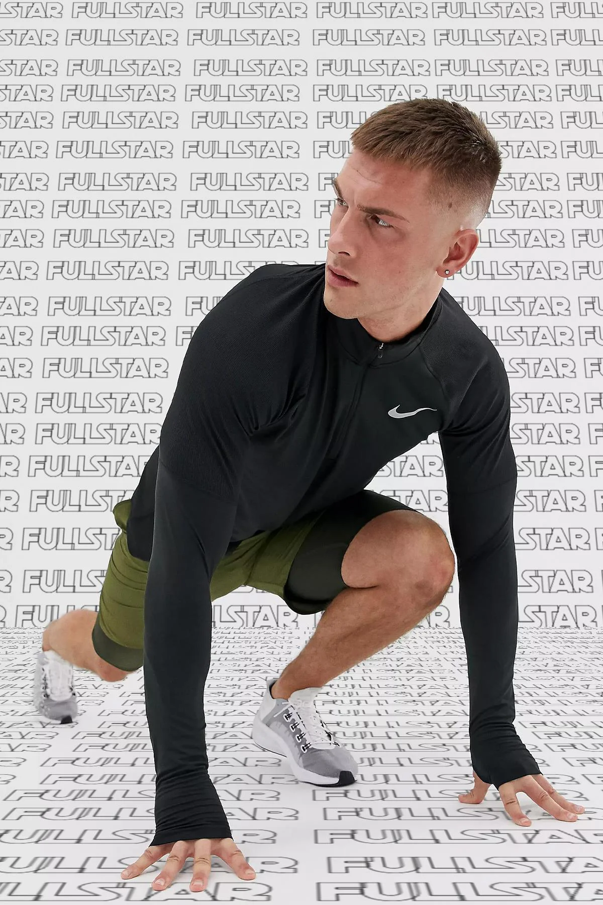 Nike Dri Fit Element Top Half Zip Sweatshirt Erkek Uzun Kollu Yarım Fermuar Sporcu Üstü Siyah Fiyatı, Yorumları ve Özellikleri