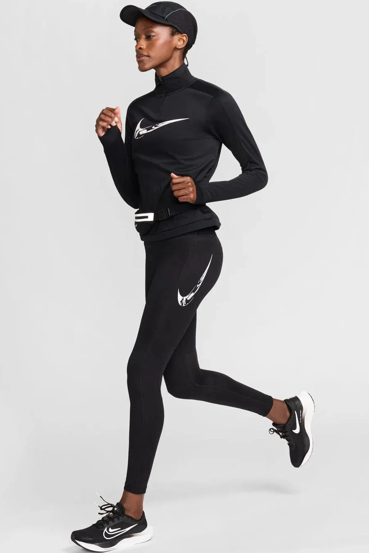Nike Dri Fit Fast Mid Rise 7/8 Leggings Tight Kadın 3 Cepli Spor Tayt Siyah Nike Dri Fit Fast Mid Rise 7/8 Leggings Tight Kadın 3 Cepli Spor Tayt Siyah