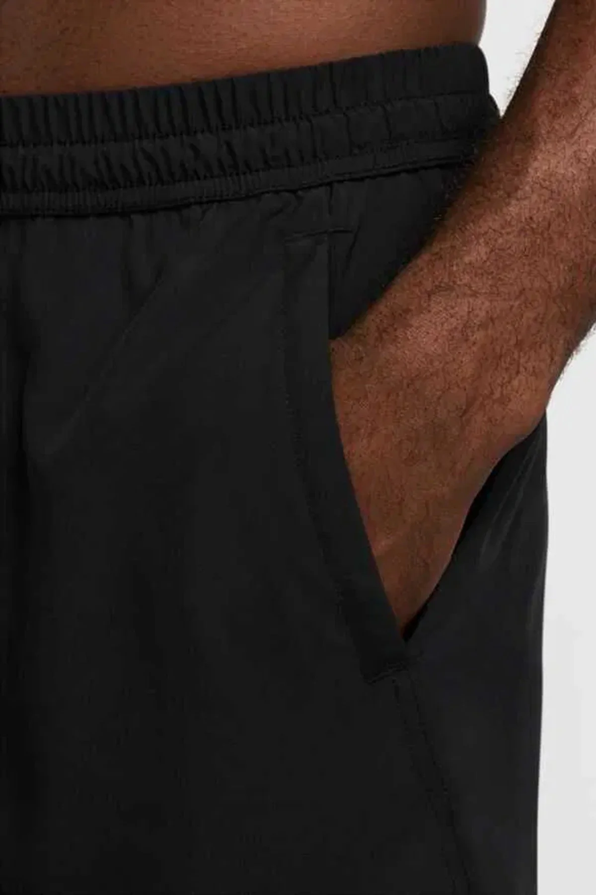 Nike Dri Fit From 7" Unlined Versatile Mens Short Erkek Cepli Antreman Şortu Siyah