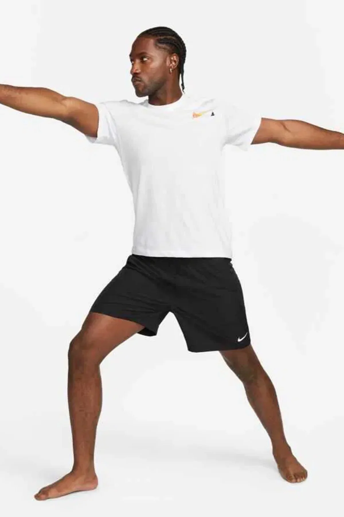 Nike Dri Fit From 7" Unlined Versatile Mens Short Erkek Cepli Antreman Şortu Siyah