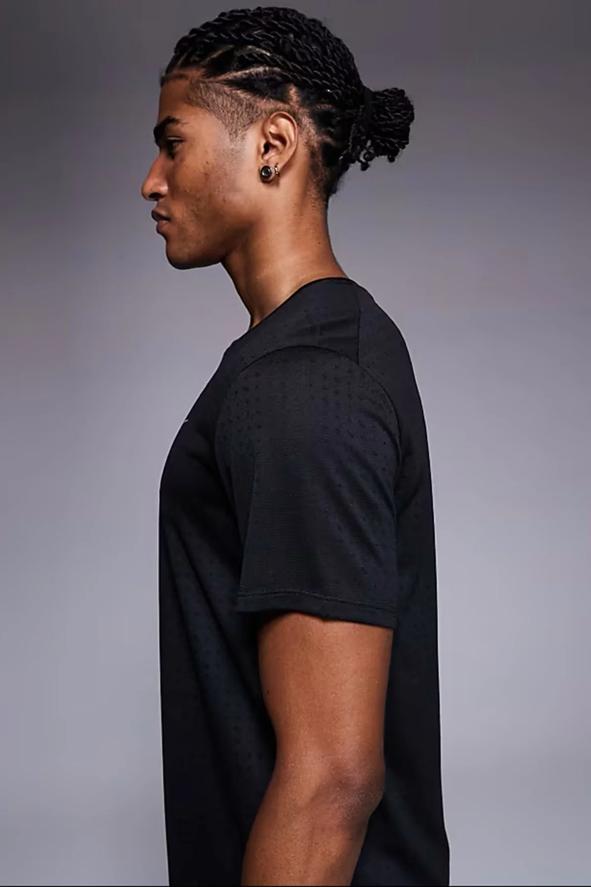 Nike Dri Fit Miler Breathe Mens Running Tee Reflektörlü Erkek Koşu Antreman Tişörtü Siyah Nike Dri Fit Miler Breathe Mens Running Tee Reflektörlü Erkek Koşu Antreman Tişörtü Siyah