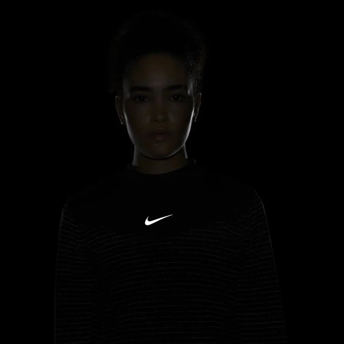 Nike Dri FİT Run Division Kadın Siyah Koşu Sweatshirt