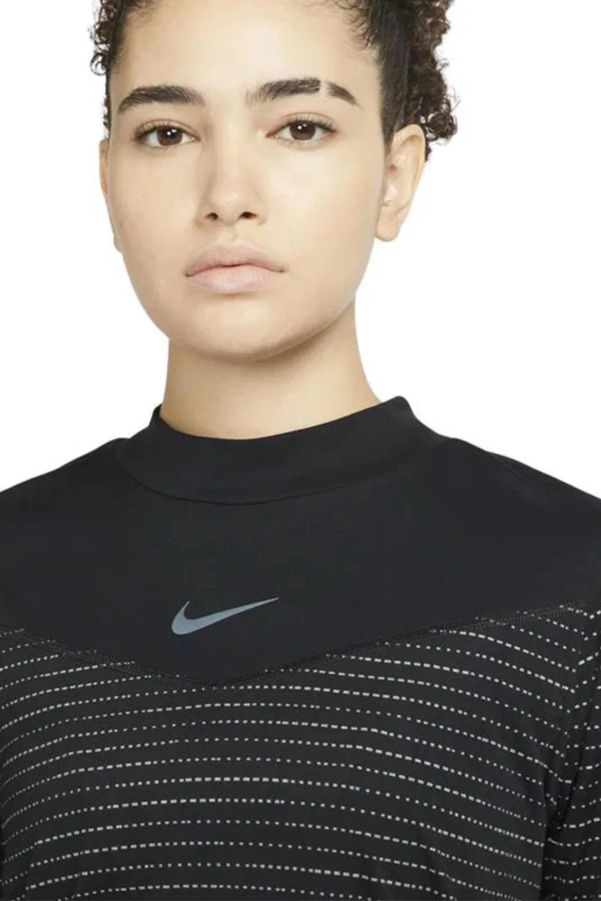 Nike Dri FİT Run Division Kadın Siyah Koşu Sweatshirt