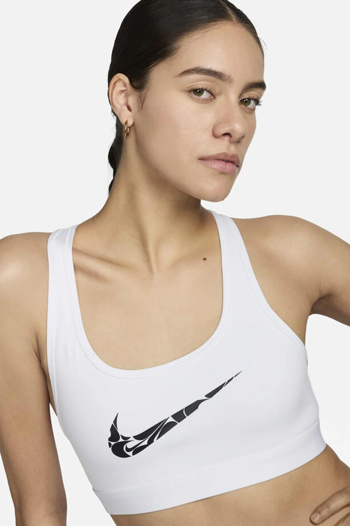 Nike Dri-Fit Swoosh Graphic Light Support Bra White Black Kadın Spor Bra Beyaz Nike Dri-Fit Swoosh Graphic Light Support Bra White Black Kadın Spor Bra Beyaz Fiyatı, Yorumları ve Özellikleri