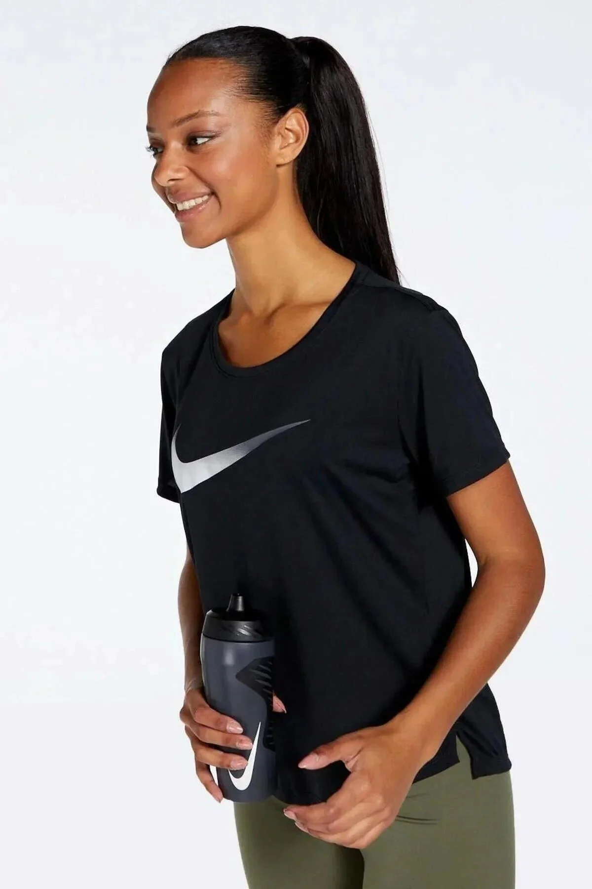 Nike Dri Fit Tee Training Running Tee Sırt Hava Panelli Koşu Spor Antrenman Tişörtü Siyah Fiyatı, Yorumları ve Özellikleri