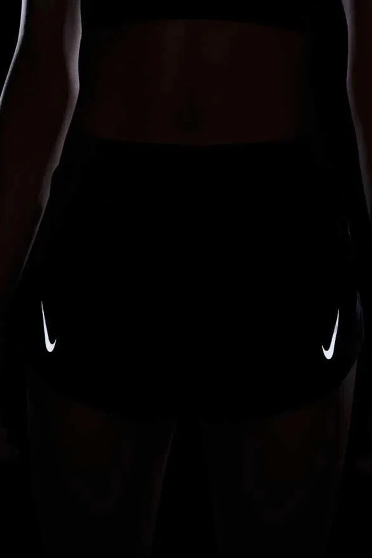 Nike Dri Fit Tempo Race Slip Astarlı Kadın Koşu Şortu Siyah