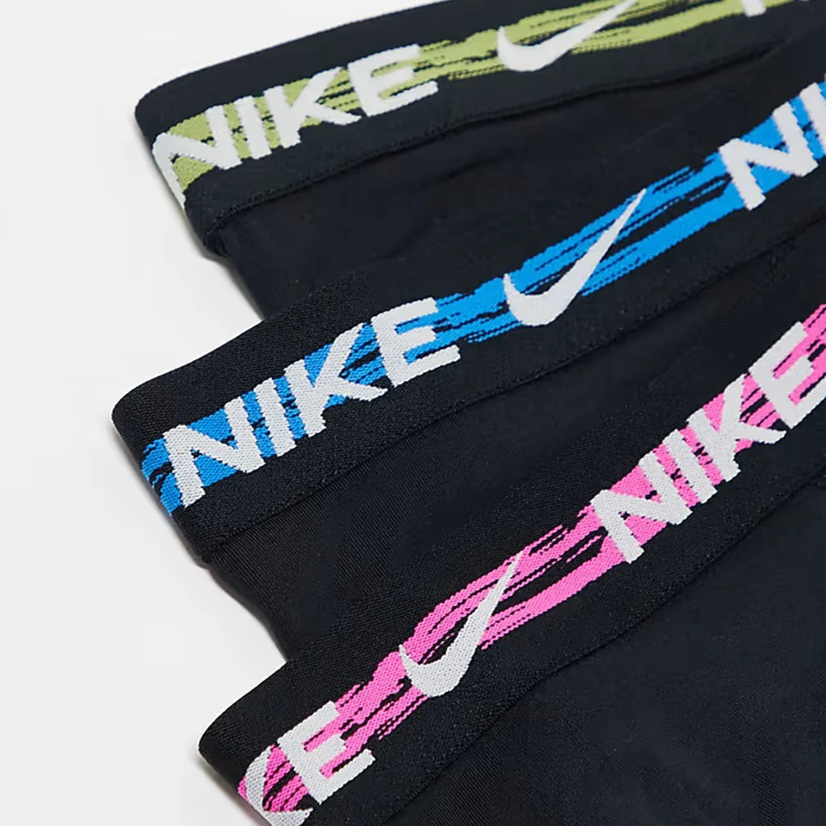 Nike Dri Fit Ultra Stretch 3 Pack Micro 3 lü Paket Kısa Boxer Siyah 3 Renk Bantlı Fiyatı, Yorumları ve Özellikleri