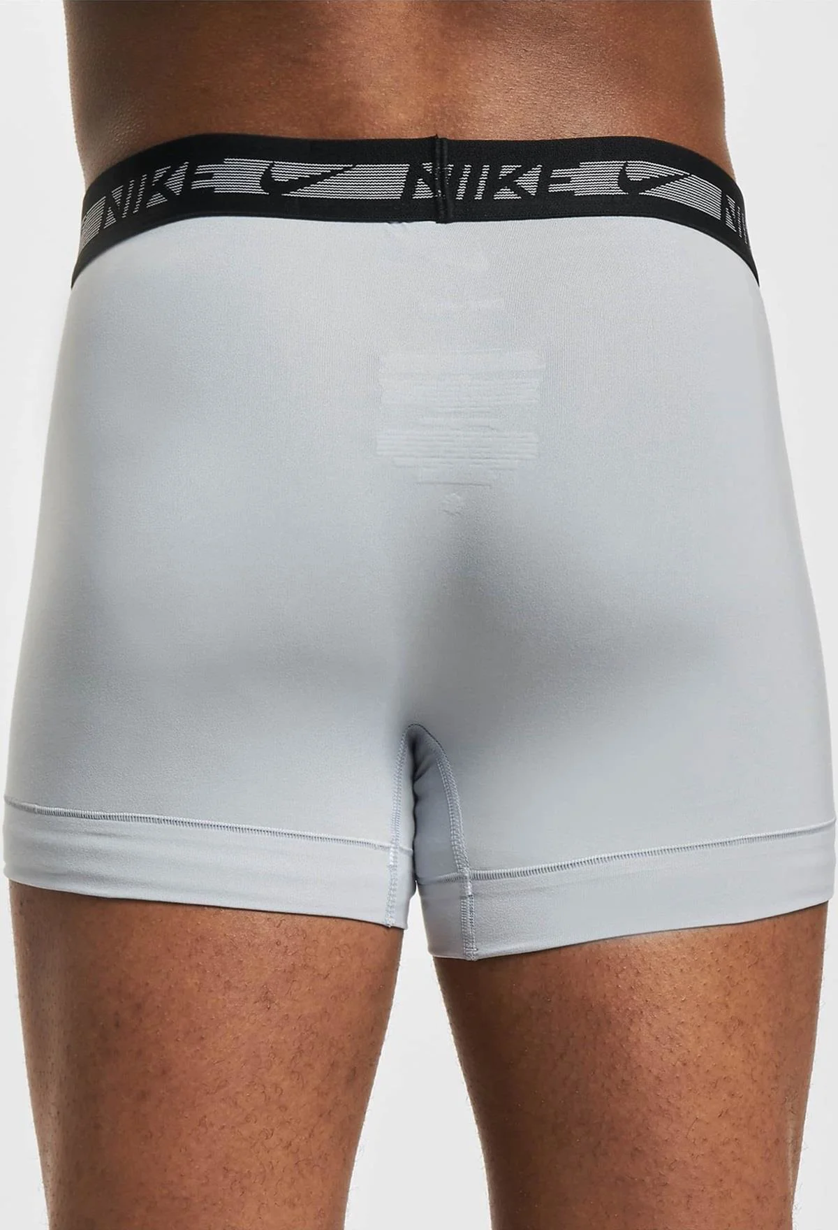 Nike Dri Fit Ultra Stretch 3 Pack Micro 3 lü Paket Kısa Boxer Siyah-Füme-Gri