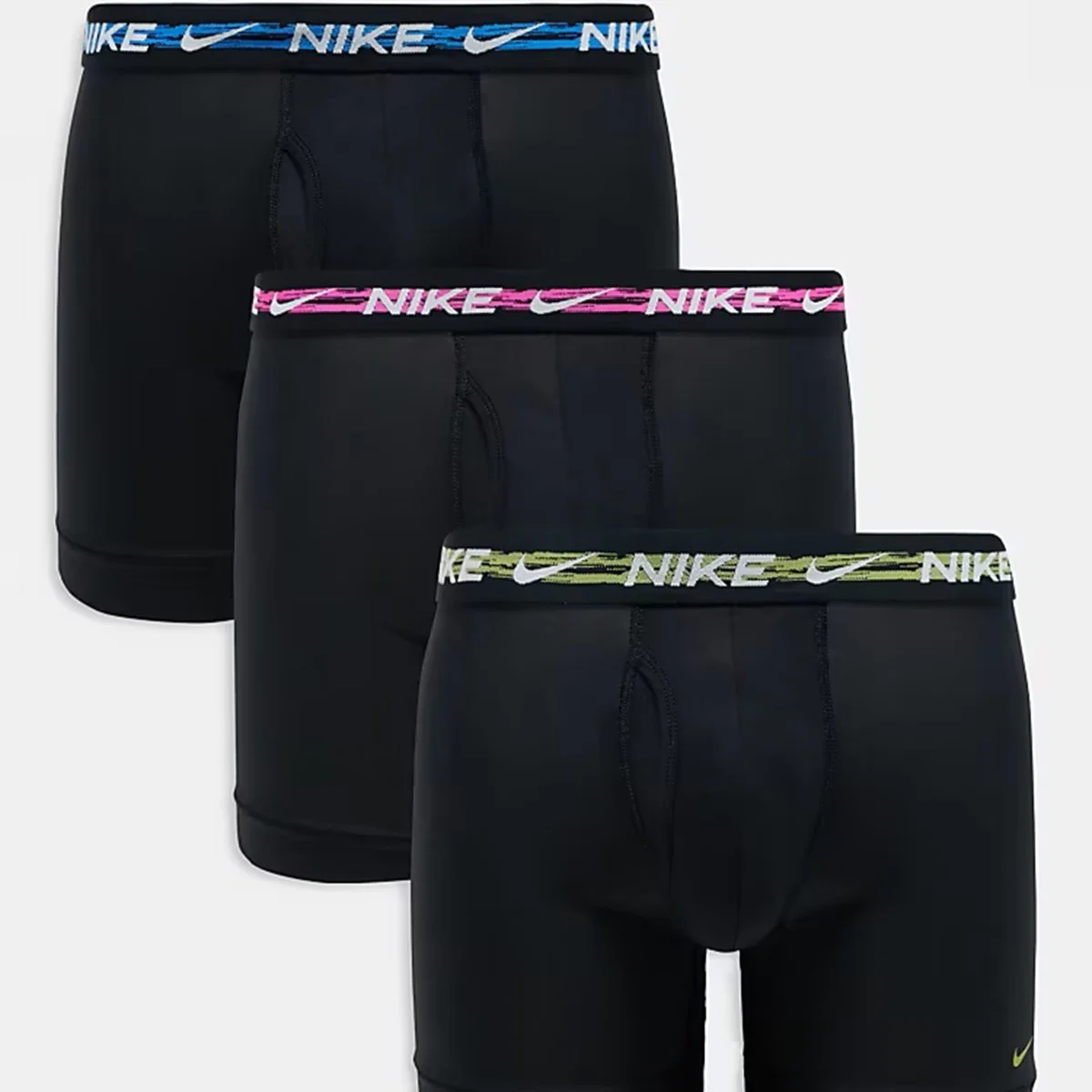Nike Dri Fit Ultra Stretch 3 Pack Micro 3 lü Paket Kısa Boxer Siyah 3 Renk Bantlı Fiyatı, Yorumları ve Özellikleri