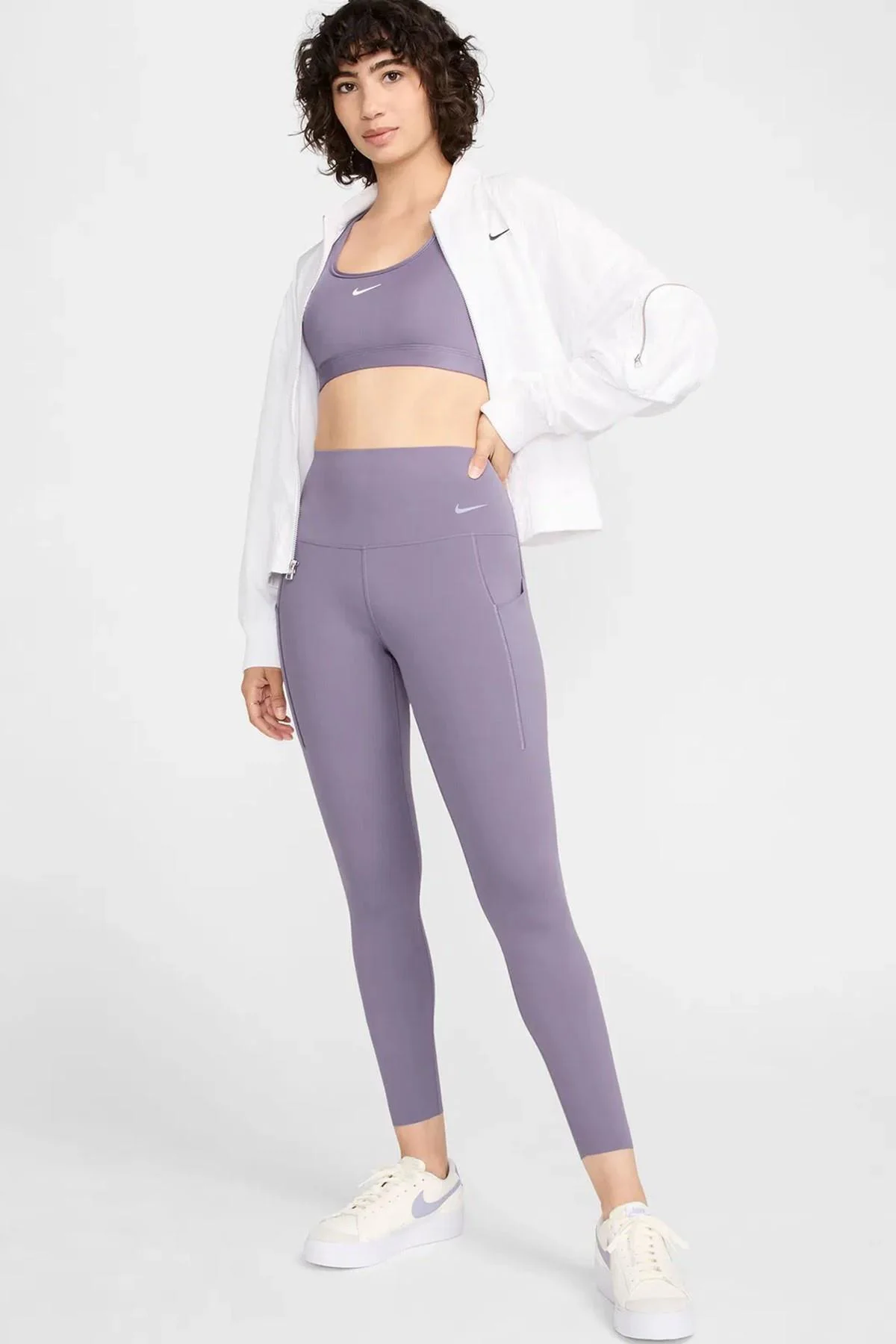 Nike Dri Fit Universa High Rise 7/8 Length Kadın Yüksek Bel LAzer Kesim Toparlayıcı 2 Cepli Dalgıç Kumaş Tayt Açık Kahve Nike Dri Fit Universa High Rise 7/8 Length Kadın Yüksek Bel LAzer Kesim Toparlayıcı 2 Cepli Dalgıç Kumaş Tayt Açık Kahve