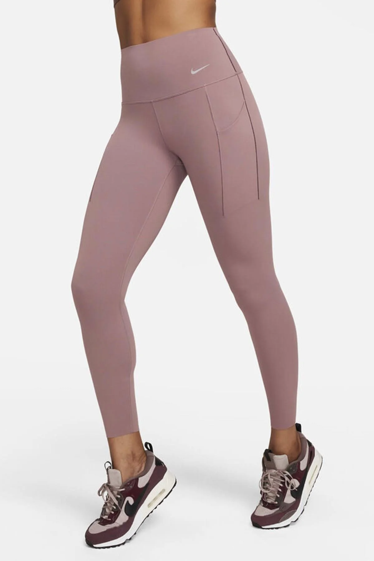 Nike Dri Fit Universa High Rise 7/8 Length Kadın Yüksek Bel LAzer Kesim Toparlayıcı 2 Cepli Dalgıç Kumaş Tayt Açık Kahve Nike Dri Fit Universa High Rise 7/8 Length Kadın Yüksek Bel LAzer Kesim Toparlayıcı 2 Cepli Dalgıç Kumaş Tayt Açık Kahve