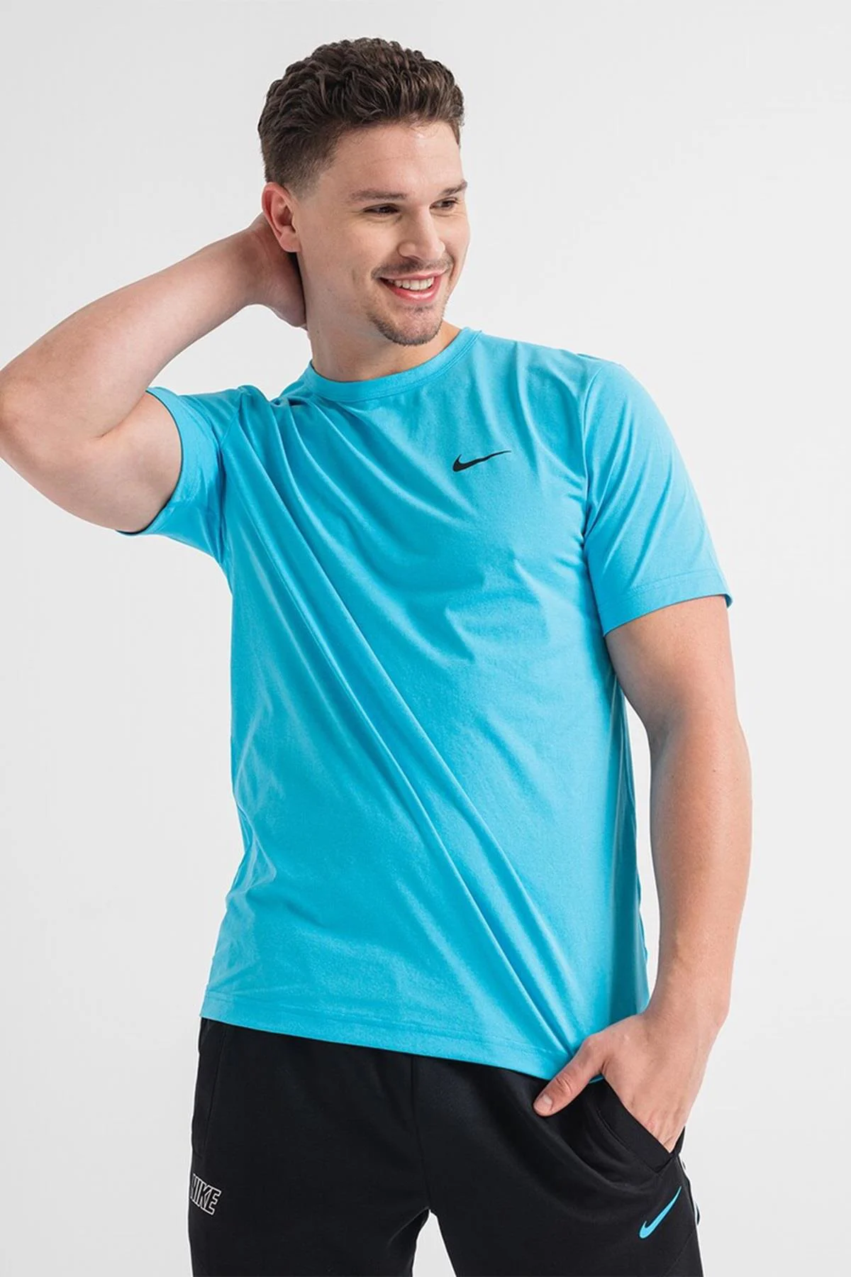 Nike Dri Fit UV Hyverse Versatile Fitness Training Tshirt Erkek Tişört Mavi Fiyatı, Yorumları ve Özellikleri