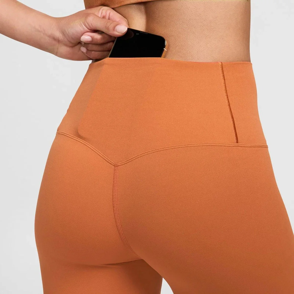 Nike Dri Fit Zenvy Gentle Support High Waisted 7/8 Leggings Brick Kadın Yüksek Bel İç Cepli Spor Tayt Kiremit Nike Dri Fit Zenvy Gentle Support High Waisted 7/8 Leggings Brick Kadın Yüksek Bel İç Cepli Spor Tayt Kiremit
