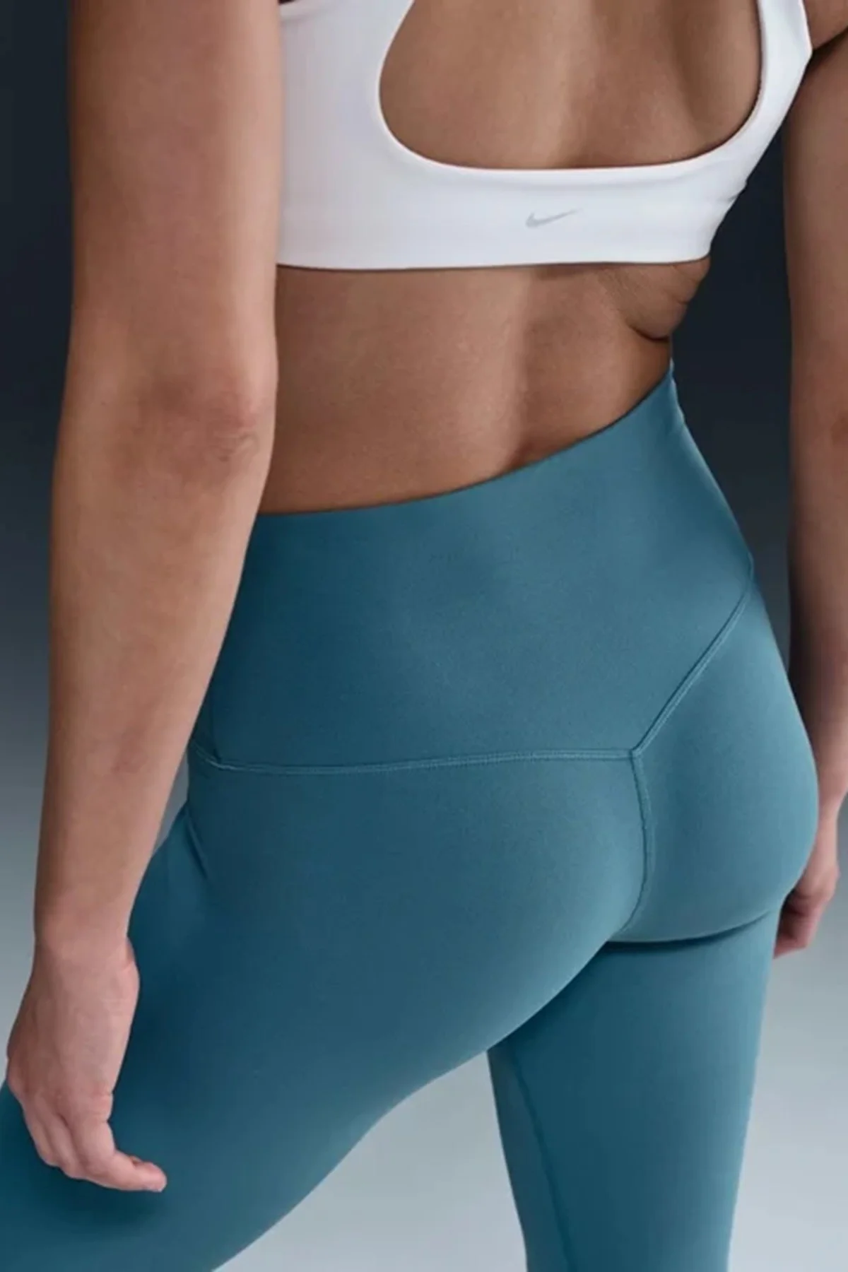 Nike Dri Fit Zenvy Gentle Support Infina Soft Womens Training Tight Yüksek Belli Toparlayıcı 7/8  Soft Kumaş Kadın Antreman Taytı Mavi Fiyatı, Yorumları ve Özellikleri