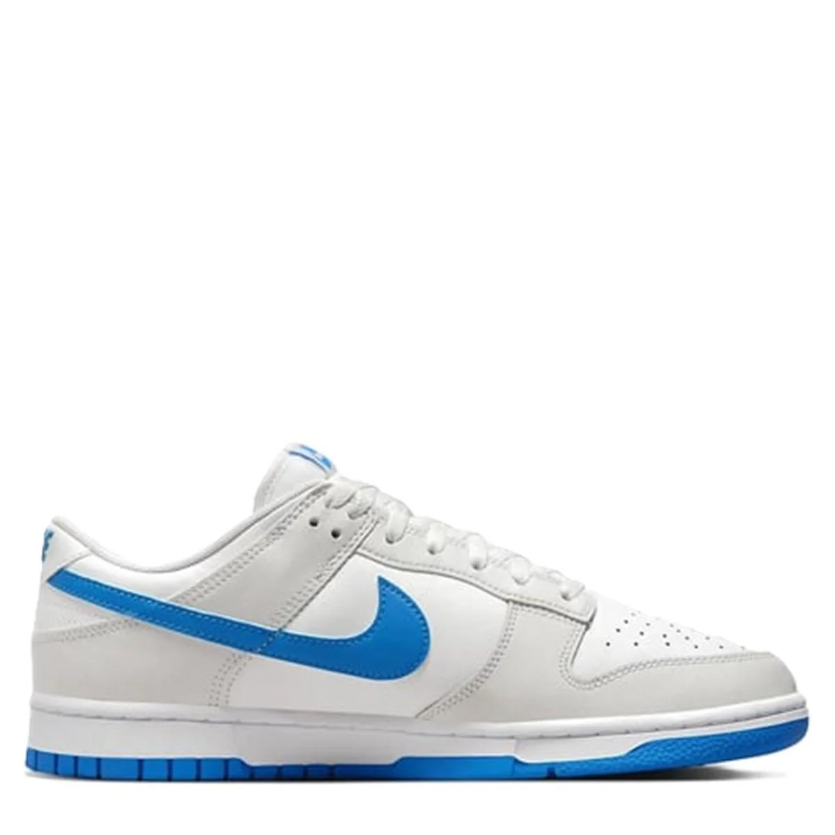 Nike Dunk Low Retro Leather Erkek Sneaker Hakiki Deri Beyaz Mavi Swoosh Spor Ayakkabı Fiyatı, Yorumları ve Özellikleri