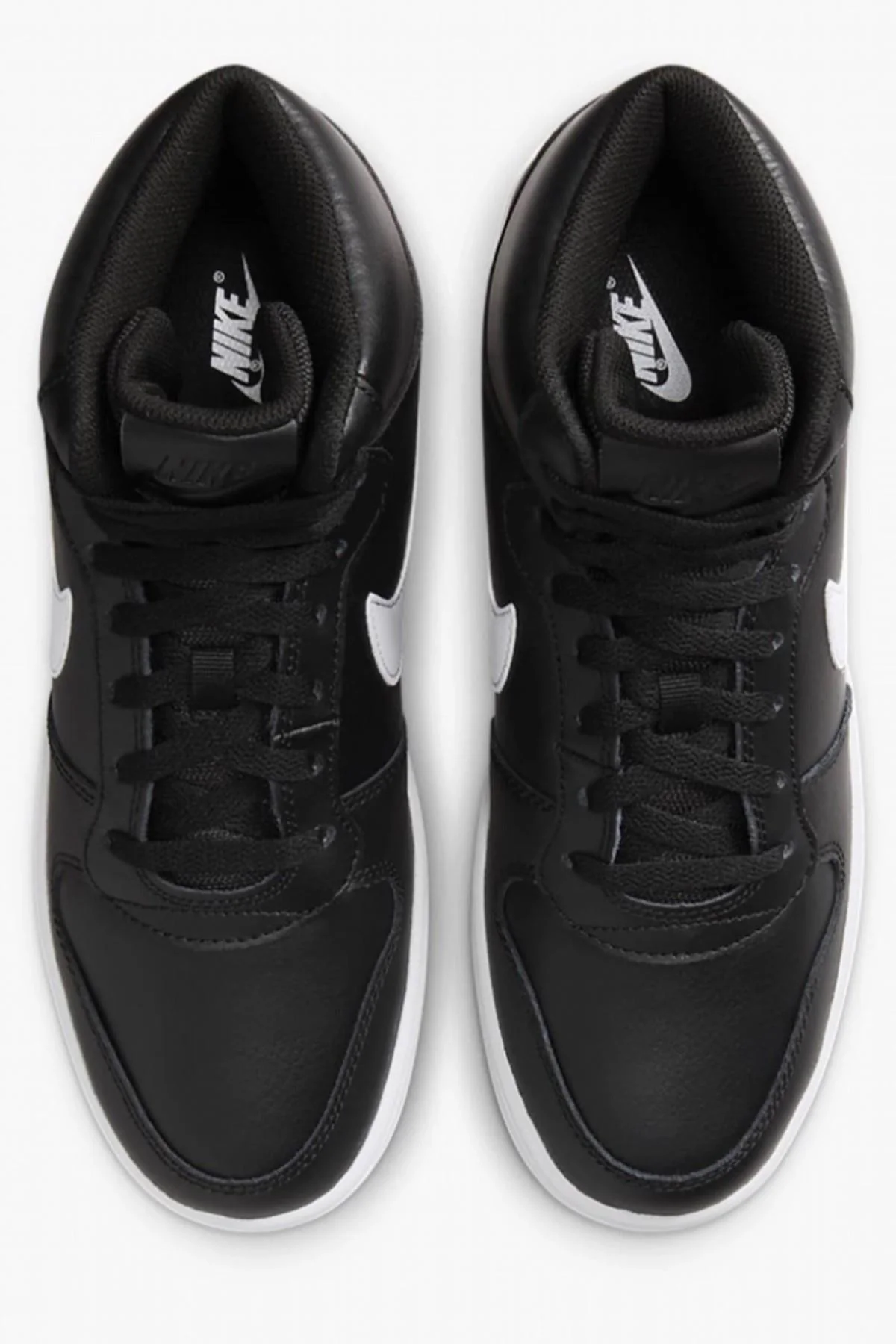 Nike Ebernon Mid Triple Leather Erkek Sneaker Hakiki Deri Bilekli Spor Ayakkabı Siyah Nike Ebernon Mid Triple Leather Erkek Sneaker Hakiki Deri Bilekli Spor Ayakkabı Siyah