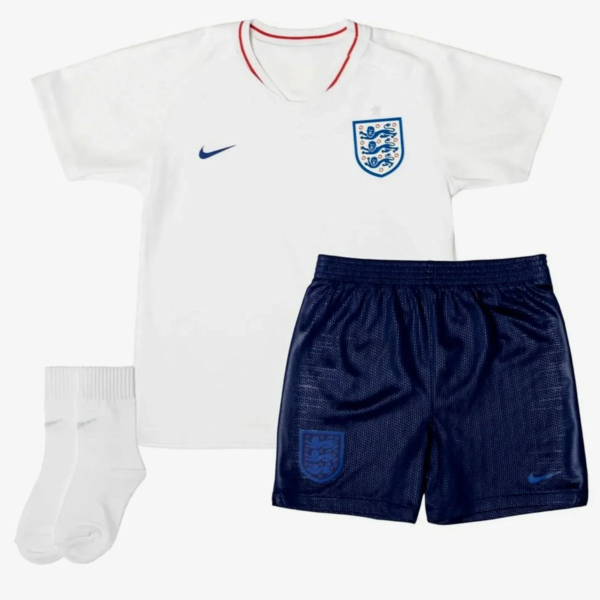 Nike England Home Shirt Word Cup 2018 Baby-Kit İngiltere Çoraplı Bebek Forma Takımı Beyaz Nike England Home Shirt Word Cup 2018 Baby-Kit İngiltere Çoraplı Bebek Forma Takımı Beyaz