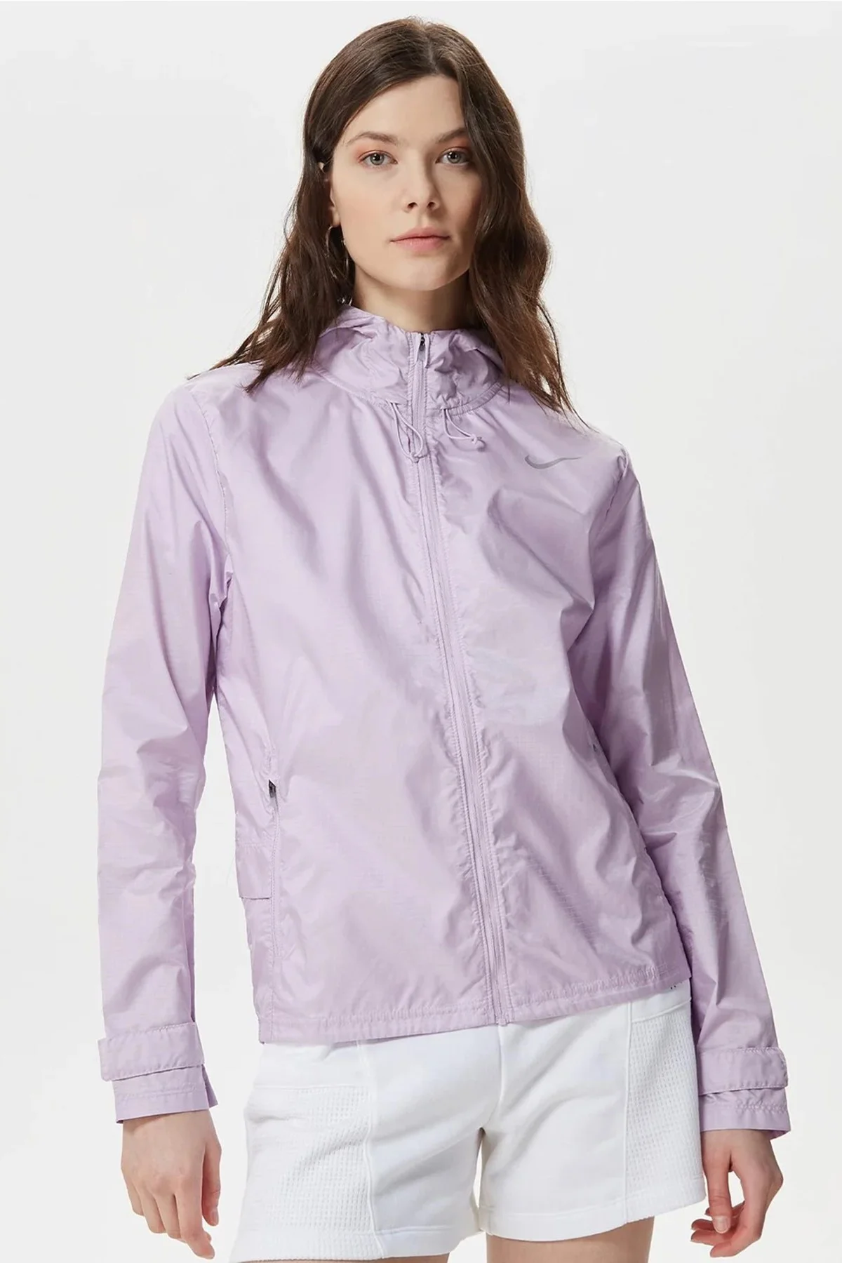 Nike Essential Running Full Zip Jacket Kapüşonlu Bol Cepli Kadın Koşu Ceketi Mor Fiyatı, Yorumları ve Özellikleri
