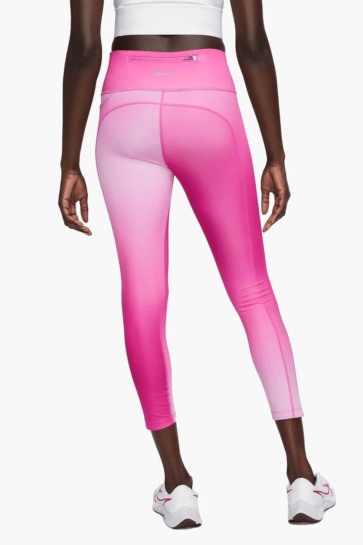Nike Fast Normal Belli 7/8 Renk Geçişli Cepli Kadın Koşu Tayt Pembe Fiyatı, Yorumları ve Özellikleri