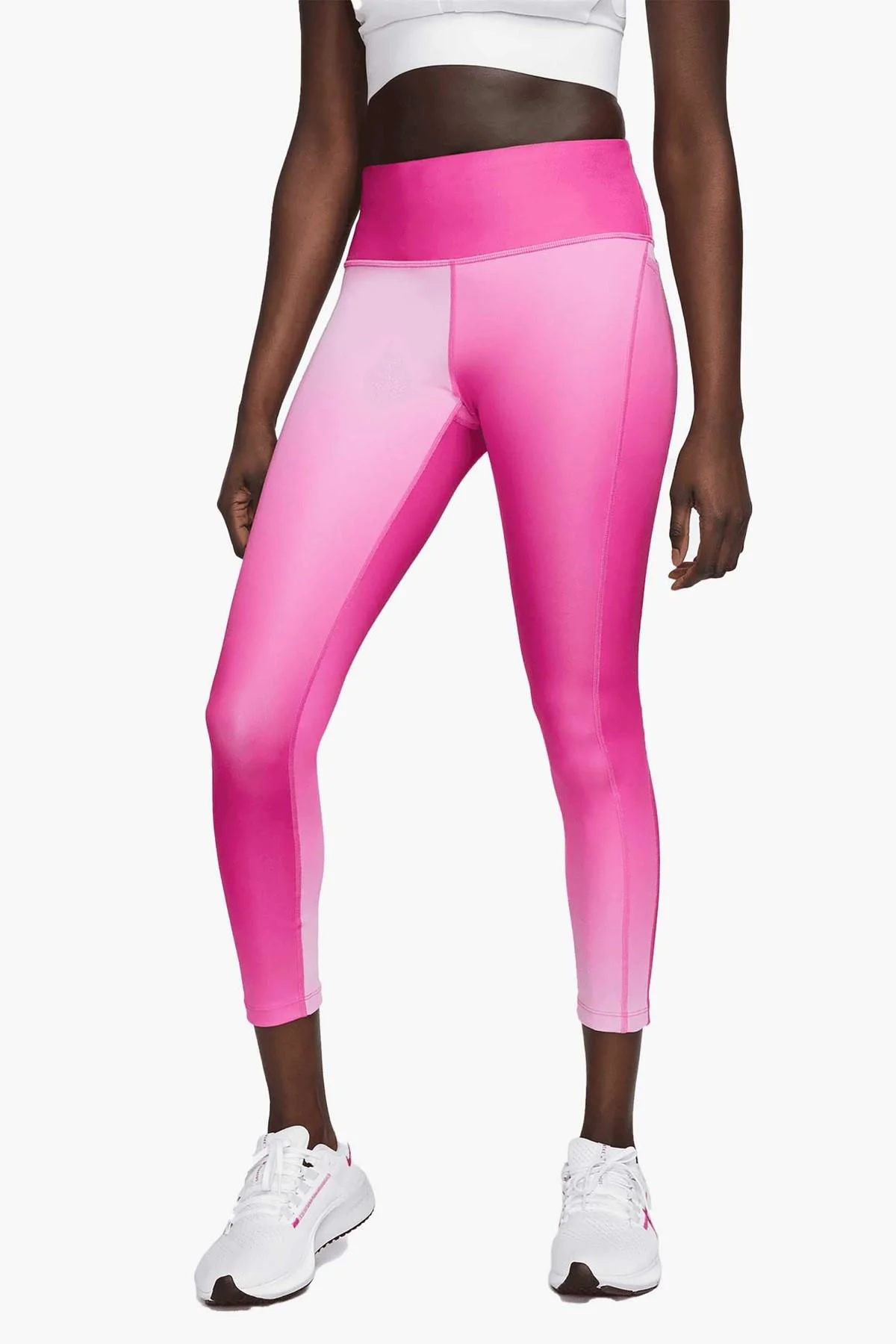 Nike Fast Normal Belli 7/8 Renk Geçişli Cepli Kadın Koşu Tayt Pembe Fiyatı, Yorumları ve Özellikleri