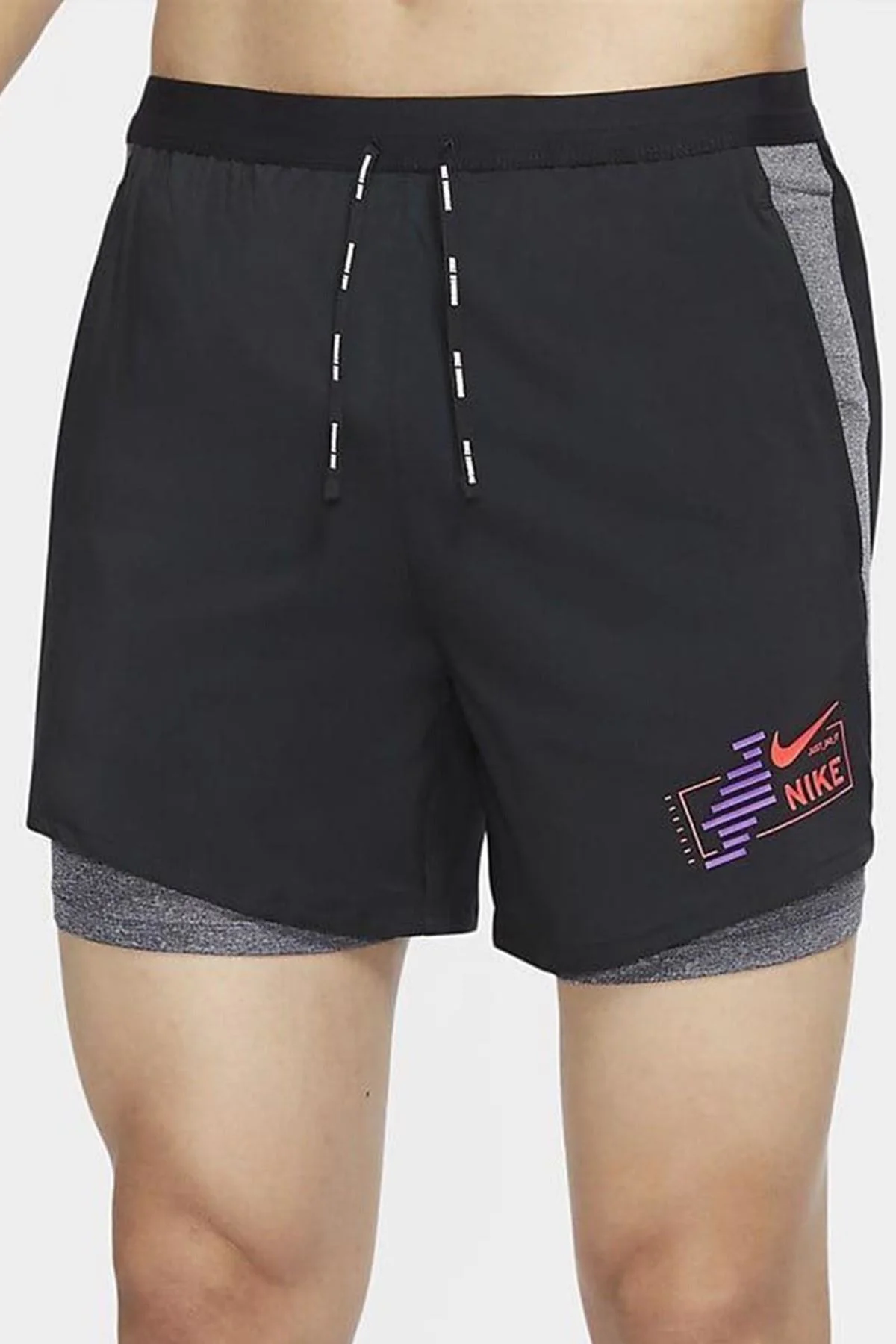 Nike Flex Stride Future Fast Reflektörlü Erkek Şort Siyah Nike Flex Stride Future Fast Reflektörlü Erkek Şort Siyah