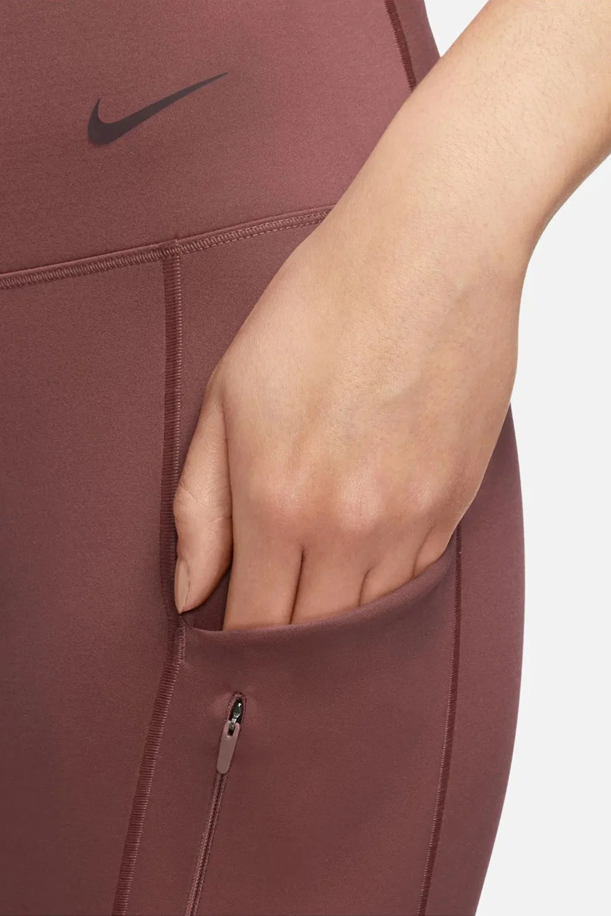 Nike Go Therma Fit Firm Support High Waisted 7/8 With Pockets Training Kadın Lazer Kesim 6 Cepli Toparlayıcı Tayt Kahverengi Nike Go Therma Fit Firm Support High Waisted 7/8 With Pockets Training Kadın Lazer Kesim 6 Cepli Toparlayıcı Tayt Kahverengi