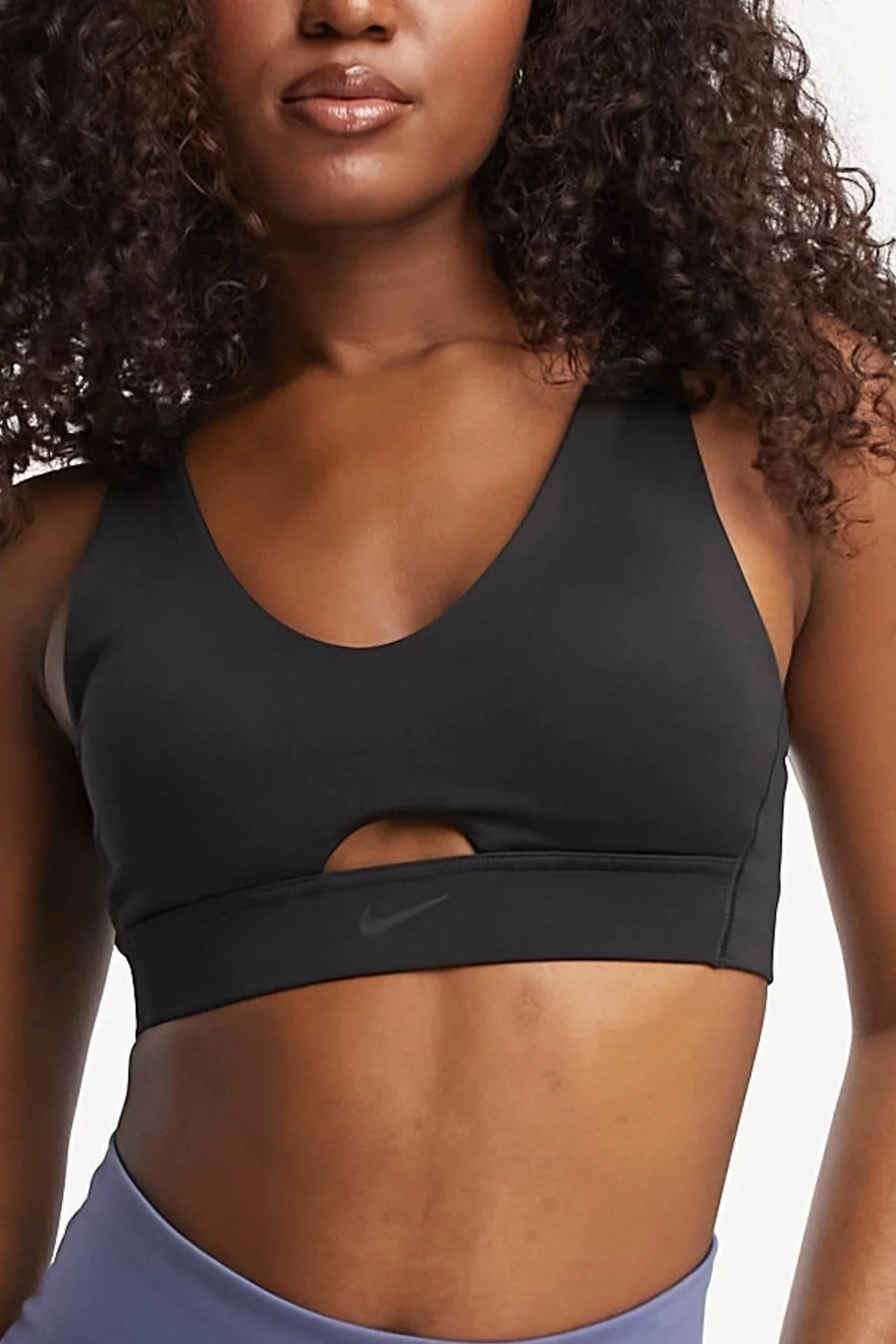 Nike Indy Training Plunge Cutout Medium Support Sports Bra Kadın Dekolteli Orta Destekli Spor Sütyen Bra Siyah Fiyatı, Yorumları ve Özellikleri