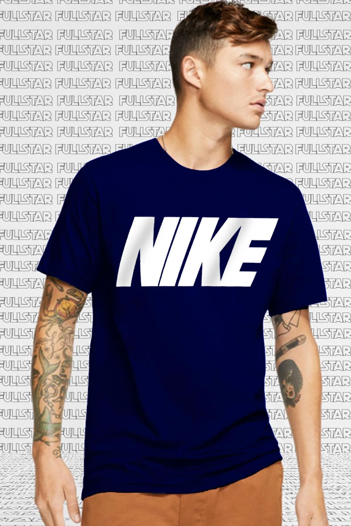 Nike Italic Graphic Logo Erkek Lacivert Bisiklet Yaka Kısa Kollu Tişört Fiyatı, Yorumları ve Özellikleri