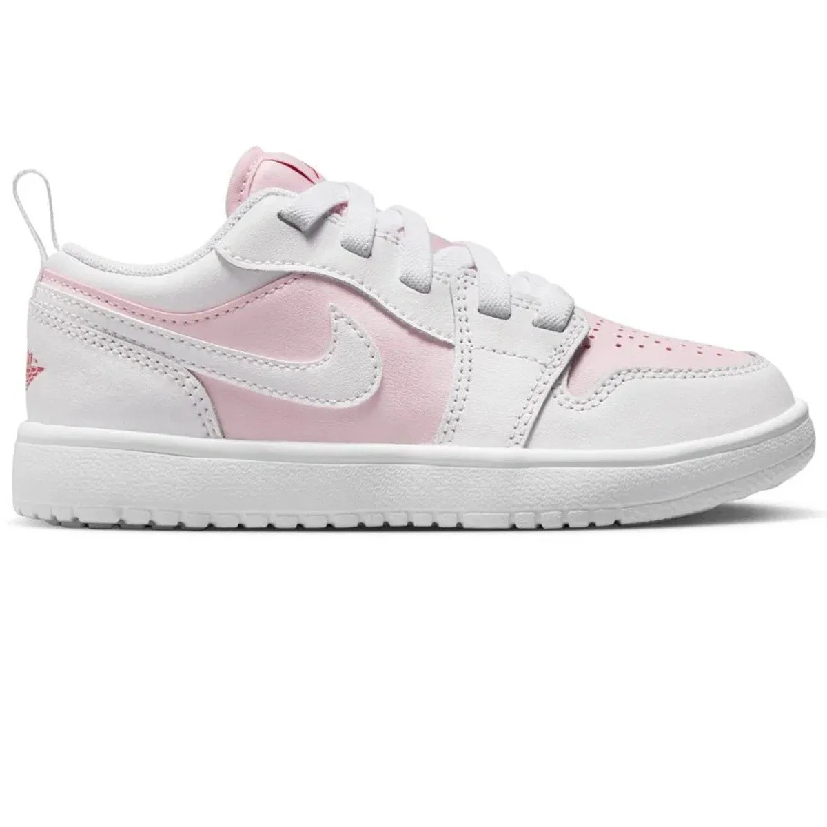 Nike Jordan 1 Low Alt Leather Sneakers Hakiki Deri Bantlı Cırtlı Kız Çocuk Spor Ayakkabı Beyaz Pembe Fiyatı, Yorumları ve Özellikleri