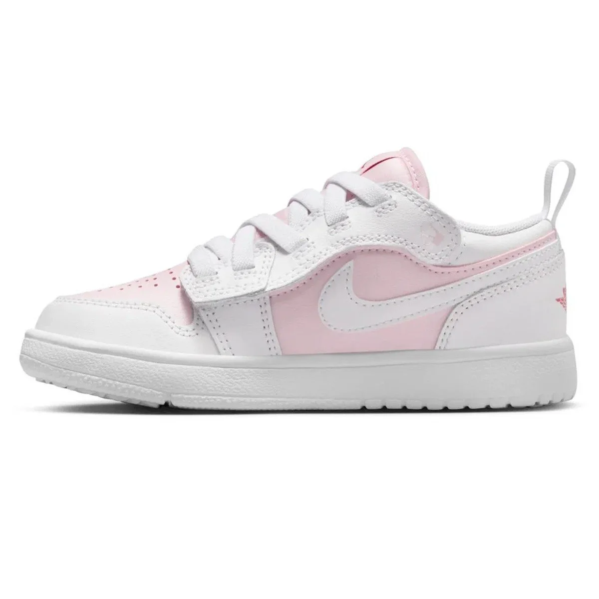 Nike Jordan 1 Low Alt Leather Sneakers Hakiki Deri Bantlı Cırtlı Kız Çocuk Spor Ayakkabı Beyaz Pembe Fiyatı, Yorumları ve Özellikleri