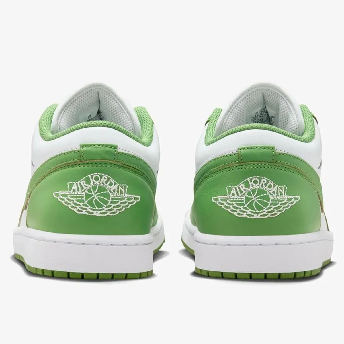 Nike Jordan 1 Low Special Edition Leather Mens Sneaker Hakiki Deri Erkek Günlük Spor Ayakkabı Beyaz Yeşil